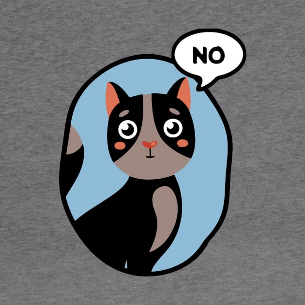 Cat Says No by KatiNysden